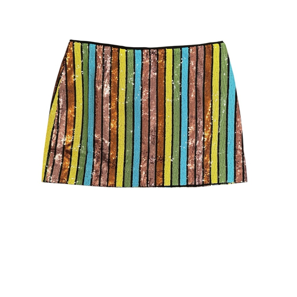 Tuckernuck Pomander Place Vibrant Sequin Mini Skirt NWT!! - Picture 3 of 10
